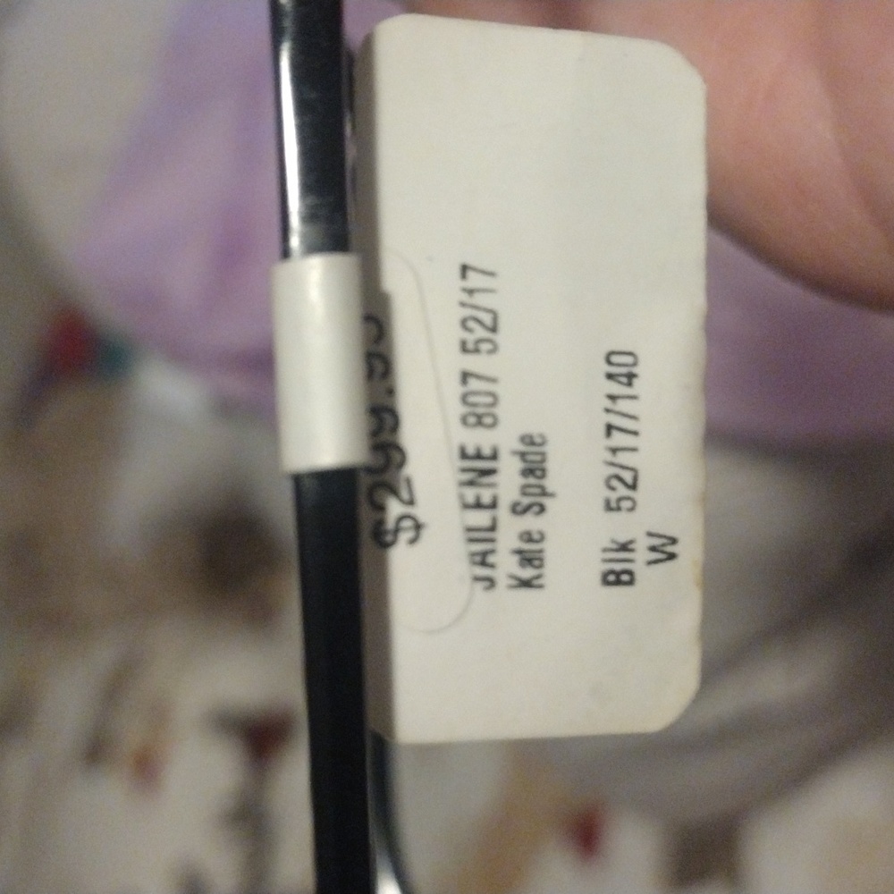 NWT Kate Spade glasses, Jailene black silver - Picture 4 of 7
